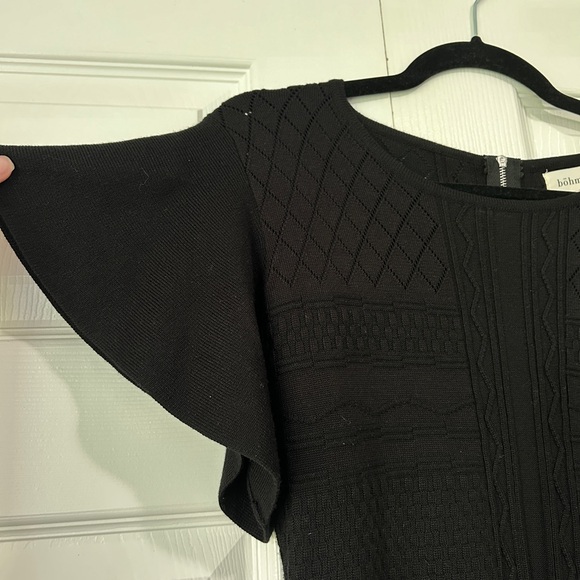 Bohme black sweater column midi dress size small - Picture 5 of 8